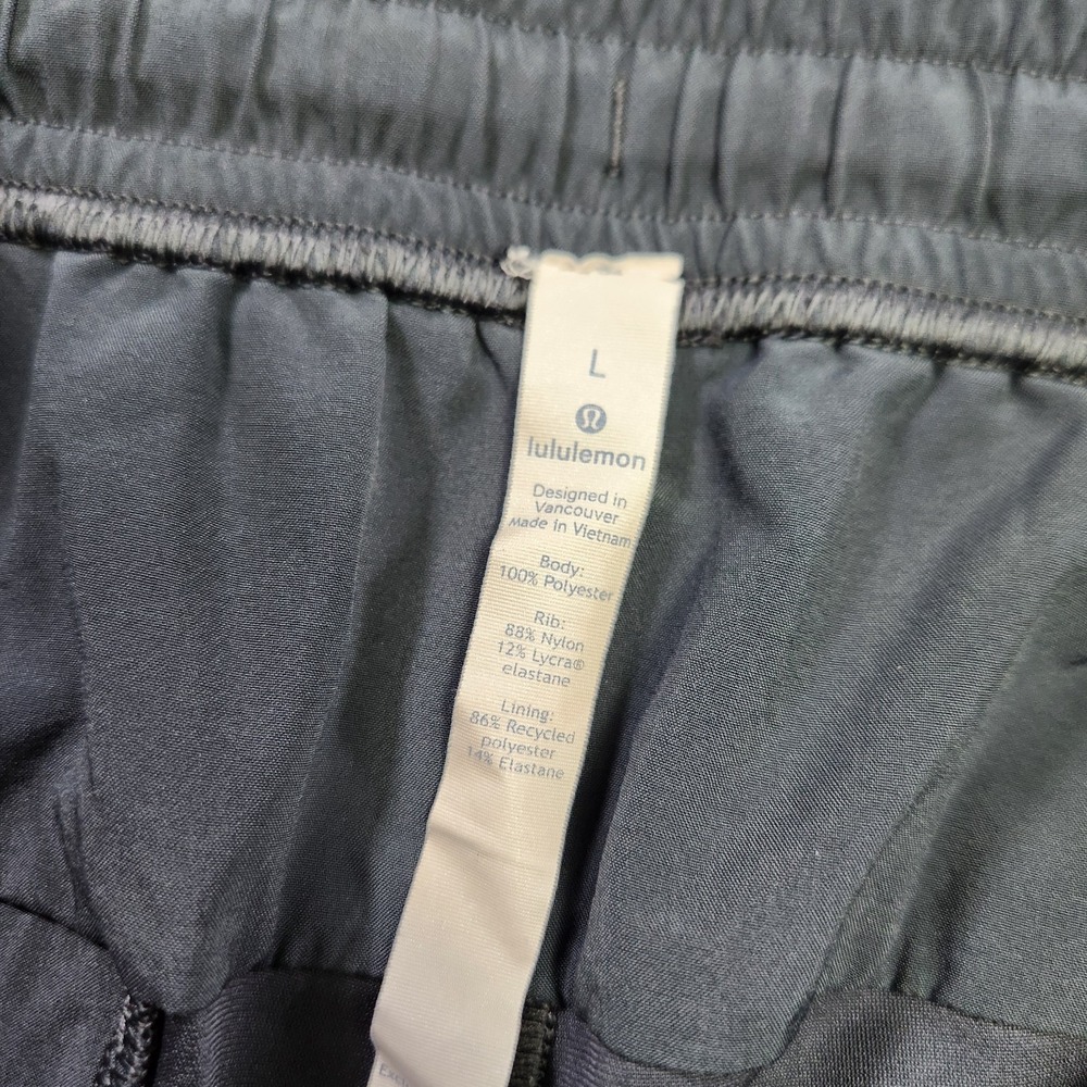Lululemon Joggers Men Large ABC Warpstreme Gray Athleisure Regular Fit Stretch - Picture 3 of 10
